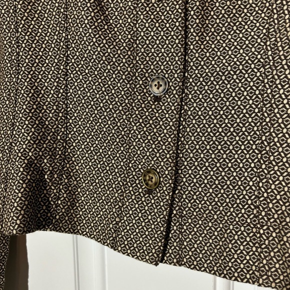 Loft Brown/Beige Jacket, Size 6 - Picture 2 of 11